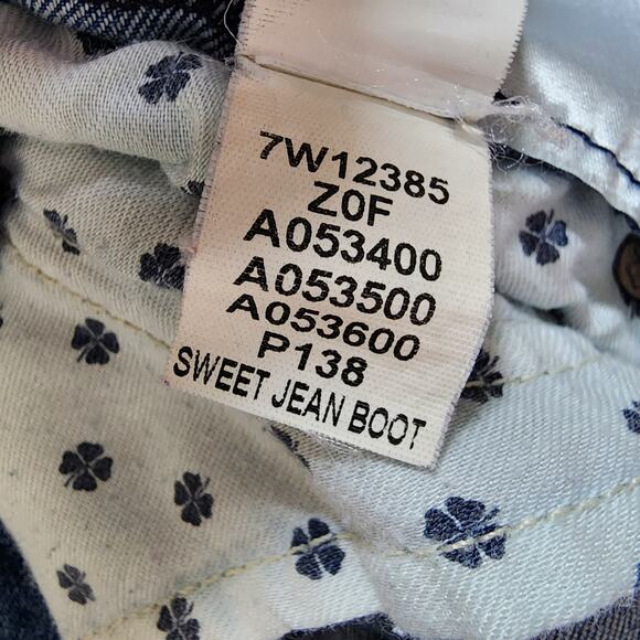 Lucky Brand Sweet Bootcut Jeans Size 10 30" Medium Wash Distressed Stretch Soft - Picture 13 of 14